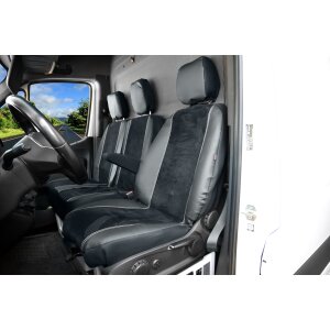 Sitzbezüge für Mercedes Sprinter III W907 / W910 ab 2018 – Velourimitat mit Kunstleder