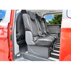 Sitzbezüge für Ford Tourneo Custom II ab 2024 – Velourimitat mit Kunstleder