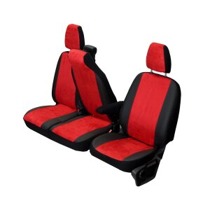 Sitzbezüge für Nissan NV400 ab 2011 bis 2021 – Velourimitat mit Kunstleder