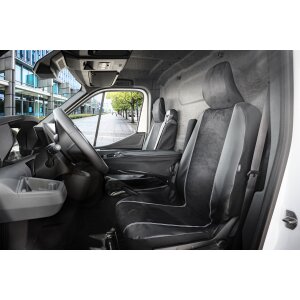 Sitzbezüge für Renault Master IV ab 2024 – Velourimitat mit Kunstleder