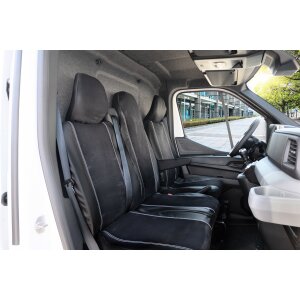 Sitzbezüge für Renault Master IV ab 2024 – Velourimitat mit Kunstleder