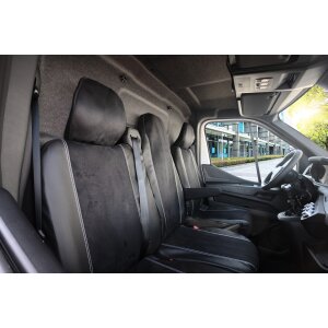 Sitzbezüge für Renault Master IV ab 2024 – Velourimitat mit Kunstleder