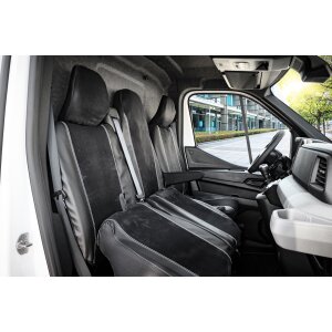 Sitzbezüge für Nissan Interstar ab 2024 – Velourimitat mit Kunstleder