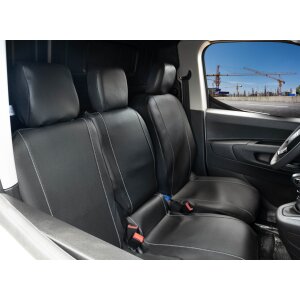 Sitzbezüge für Toyota Proace City ab 2019 bis 2023 – atmungsaktives Kunstleder