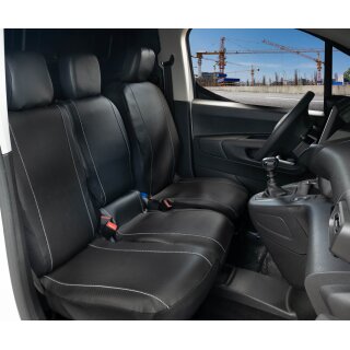 Sitzbezüge für Fiat Doblo ab 2019 bis 2023 – atmungsaktives Kunstleder