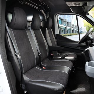 Sitzbezüge für Renault Master IV ab 2024 – Velourimitat mit Kunstleder