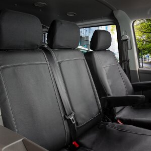 Sitzbezüge für VW T6 ab 2015 / VW T6.1 ab 2019 – atmungsaktives Kunstleder