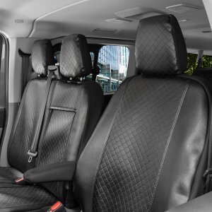 Sitzbezüge für Ford Transit Custom II ab 2024 – Kunstleder mit Steppung
