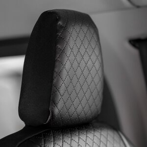 Sitzbezüge für Ford Transit Custom II ab 2024 – Kunstleder mit Steppung