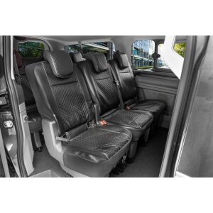 Sitzbezüge für VW T7 Transporter/Caravelle ab 2025 – Kunstleder mit Steppung