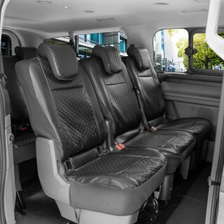 Sitzbezüge für Ford Transit Custom II ab 2024 – Kunstleder mit Steppung