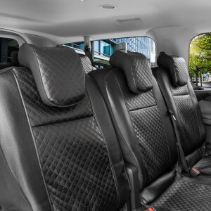 Sitzbezüge für Ford Transit Custom II ab 2024 – Kunstleder mit Steppung