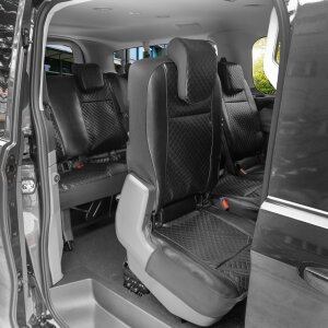 Sitzbezüge für Ford Transit Custom II ab 2024 – Kunstleder mit Steppung