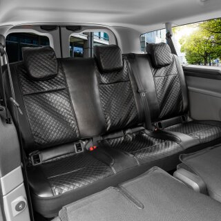 Sitzbezüge für Ford Transit Custom II ab 2024 – Kunstleder mit Steppung