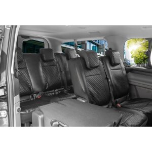 Sitzbezüge für Ford Transit Custom II ab 2024 – Kunstleder mit Steppung