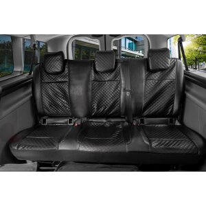 Sitzbezüge für Ford Transit Custom II ab 2024 – Kunstleder mit Steppung