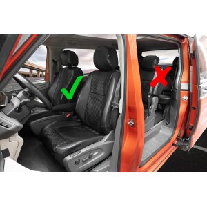 Sitzbezüge für VW T7 Multivan ab 2021 – Kunstleder mit Steppung