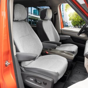 Sitzbezüge für VW T7 Multivan ab 2021 – Wasserabweisender Stoff aus klassischer Webstruktur