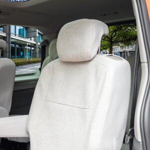 Sitzbezüge für VW T7 Multivan ab 2021 – Gewebe mit klassischer Webstruktur