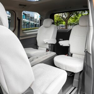 Sitzbezüge für VW T7 Multivan ab 2021 – Gewebe mit klassischer Webstruktur