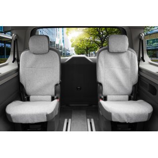 Sitzbezüge für VW T7 Multivan ab 2021 – Wasserabweisender Stoff aus klassischer Webstruktur