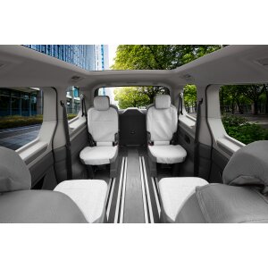 Sitzbezüge für VW T7 Multivan ab 2021 – Wasserabweisender Stoff aus klassischer Webstruktur