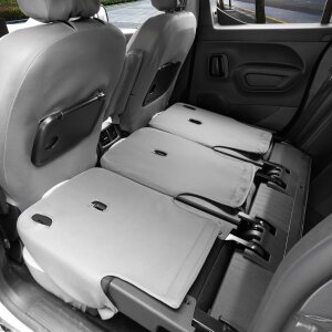 Sitzbezüge für Opel Combo ab 2019 bis 2023 und Facelift ab 2023 – Wasserabweisender Stoff aus klassischer Webstruktur