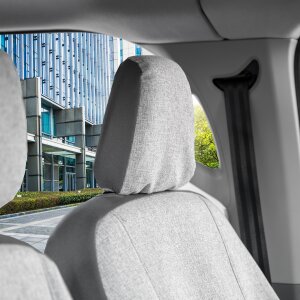 Sitzbezüge für Ford Transit Custom II ab 2024 – Wasserabweisender Stoff aus klassischer Webstruktur