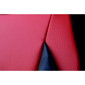 Autositzmatte für Peugeot 208 ab 2012 / ab 2019 - Sitzschutz in der Farbe ROT