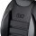Autositzmatten für BMW X1 ab 2009 / ab 2016 / ab 2022 - Schutz für Sitze in der Farbe Schwarz
