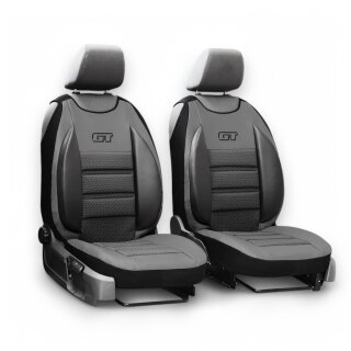 Autositzmatten für Fiat PUNTO / Punto Grande / Evo ab 2005 bis 2018 - Schutz für Sitze in der Farbe Grau