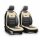 Autositzmatten für BMW 4er Serie 4 F32 / F33 / F36 ab 2013 / ab 2020 - Schutz für Sitze in der Farbe Beige
