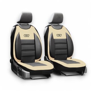 Autositzmatten für Jeep WRANGLER III , IV ab 2006 / ab 2018 - Schutz für Sitze in der Farbe Beige