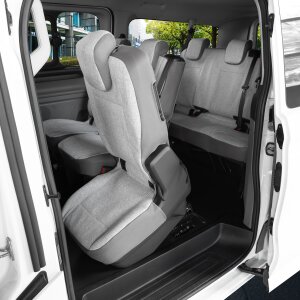 Sitzbezüge für Ford Transit Custom II ab 2024 – Wasserabweisender Stoff aus klassischer Webstruktur