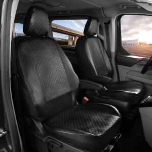 Sitzbezüge für VW T7 Transporter Kastenwagen Plus ab 2025 – Kunstleder mit Steppung