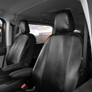 Sitzbezüge für VW T7 Transporter Kastenwagen Plus ab 2025 – Kunstleder mit Steppung