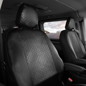 Sitzbezüge für VW T7 Transporter Kastenwagen Plus ab 2025 – Kunstleder mit Steppung