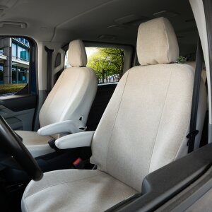 Sitzbezüge für Ford Tourneo Custom ab 2024 – Gewebe mit klassischer Webstruktur