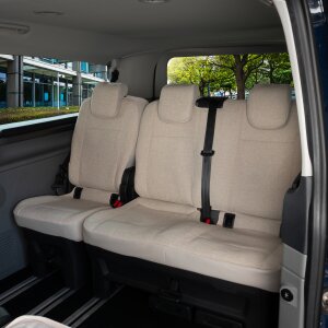 Sitzbezüge für Ford Tourneo Custom ab 2024 – Gewebe mit klassischer Webstruktur