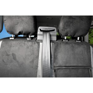 Sitzbezüge für Ford Transit Custom ab 2024 – Velourimitat mit Kunstleder