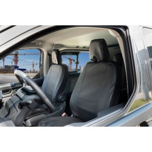 Sitzbezüge für FORD Transit Custom Doppelkabine LKW ab 2024 – Kunstleder