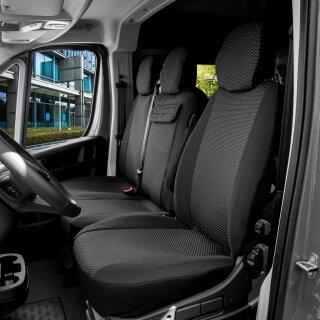 Sitzbezüge für Citroen Jumper ab 2025 Facelift – 3-Sitzer mit XXL-Tisch – Polstermaterial