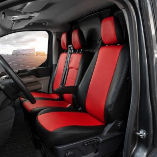 Sitzbezüge für Ford Tourneo Custom ab 2024 – Kunstleder MA RED