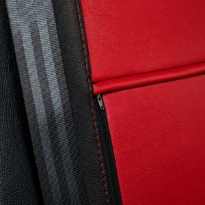 Sitzbezüge für Ford Tourneo Custom ab 2024 – Kunstleder MA RED