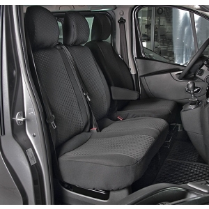 Passgenaue Sitzbezüge geeignet für Fiat Talento Bj. ab 2016 TAILOR MADE Maßgeschneidert 9-Sitzer - v2