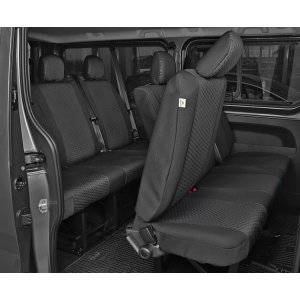 Passgenaue Sitzbezüge geeignet für Fiat Talento Bj. ab 2016 TAILOR MADE Maßgeschneidert 9-Sitzer - v2