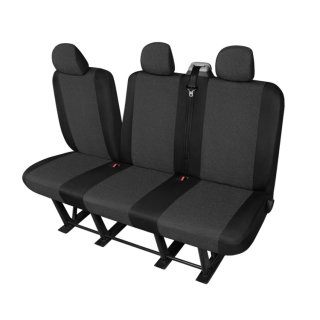 Passgenaue Sitzbezüge geeignet für Nissan NV300 Bj. ab 2016 TAILOR MADE Maßgeschneidert Dreiersitzbank - Geteilt