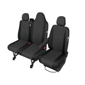 Passgenaue Sitzbezüge geeignet für Nissan NV300 Bj. ab 2016 TAILOR MADE Maßgeschneidert 3-Sitzer - Mobilbüro