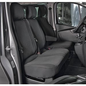 Passgenaue Sitzbez&uuml;ge geeignet f&uuml;r Nissan NV300 Bj. ab 2016 TAILOR MADE Ma&szlig;geschneidert 8-Sitzer