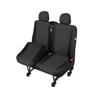 Passgenaue Sitzbezüge geeignet für Renault Trafic III Bj. ab 2014 TAILOR MADE Maßgeschneidert Doppelsitzbank - Geteilt